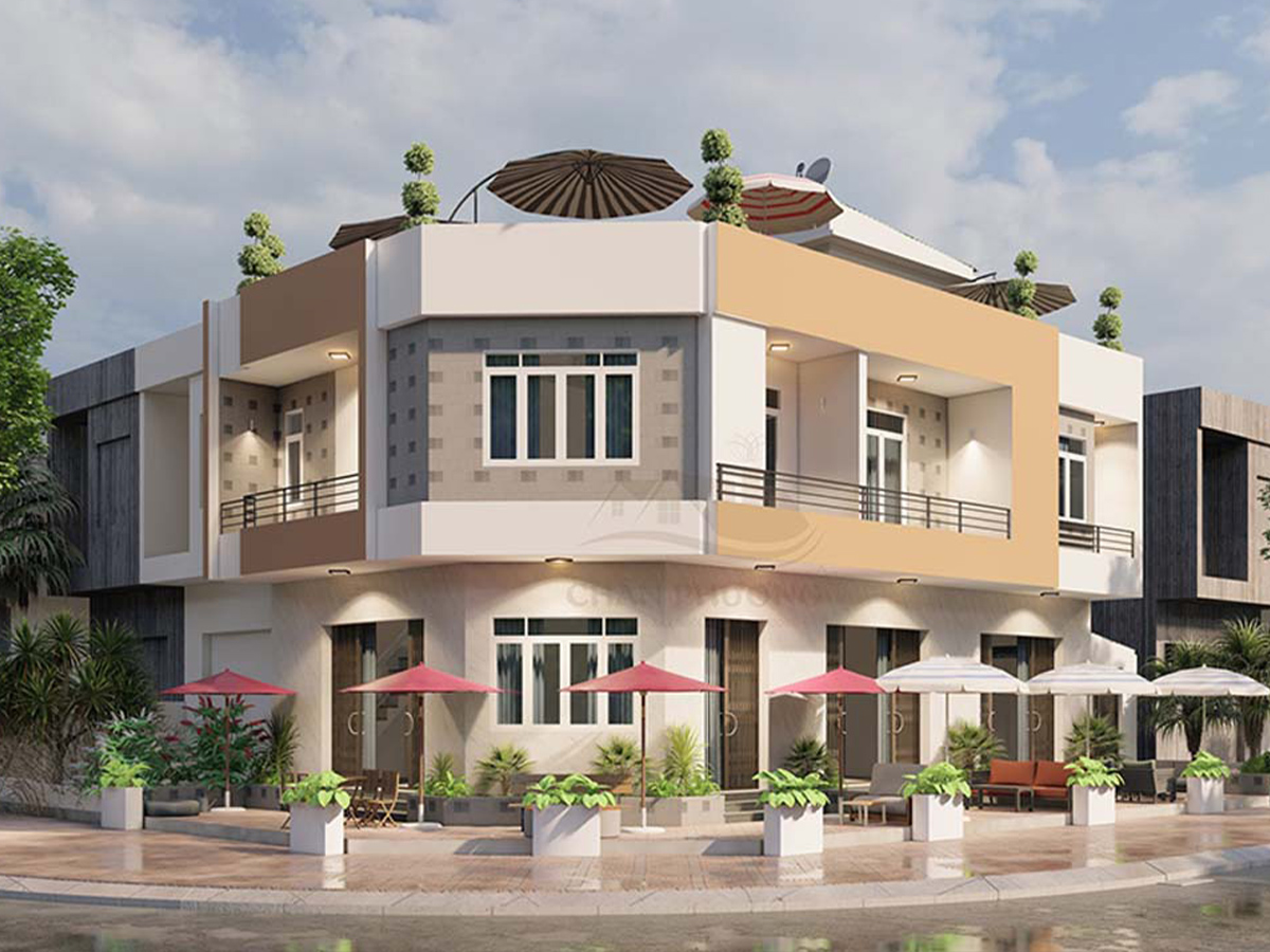 Nhà ở kết hợp kinh doanh hiện đại