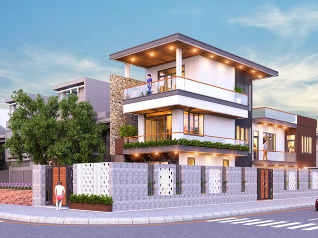 Nhà phố 2 tầng hiện đại