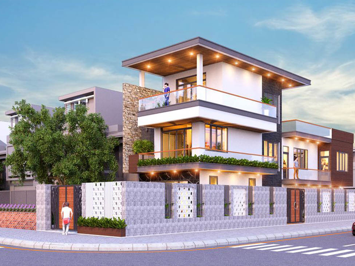 Nhà phố 2 tầng hiện đại